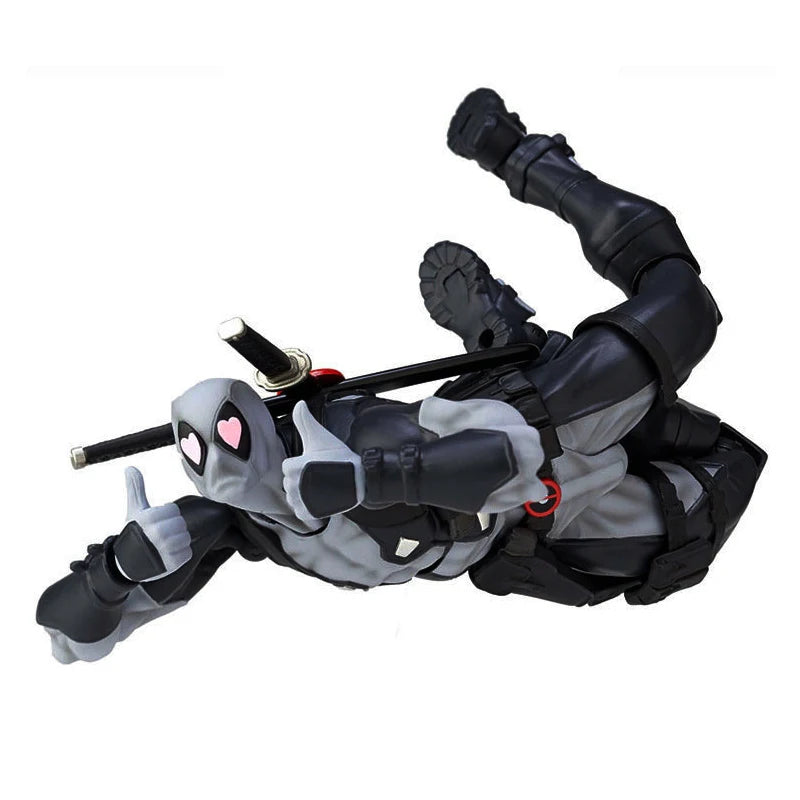 AMAZING YAMAGUCHI Deadpool Action Figure X-Men Mutants Joint Movable KAIYODO Movie Model Toys for Kids Gift