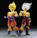 In Stock Dragon Ball N&T Shf Super Saiyan Son Goku Anime Action Figure Battle Damaged 3.0 Body Weekly Color Movable Toys Gift