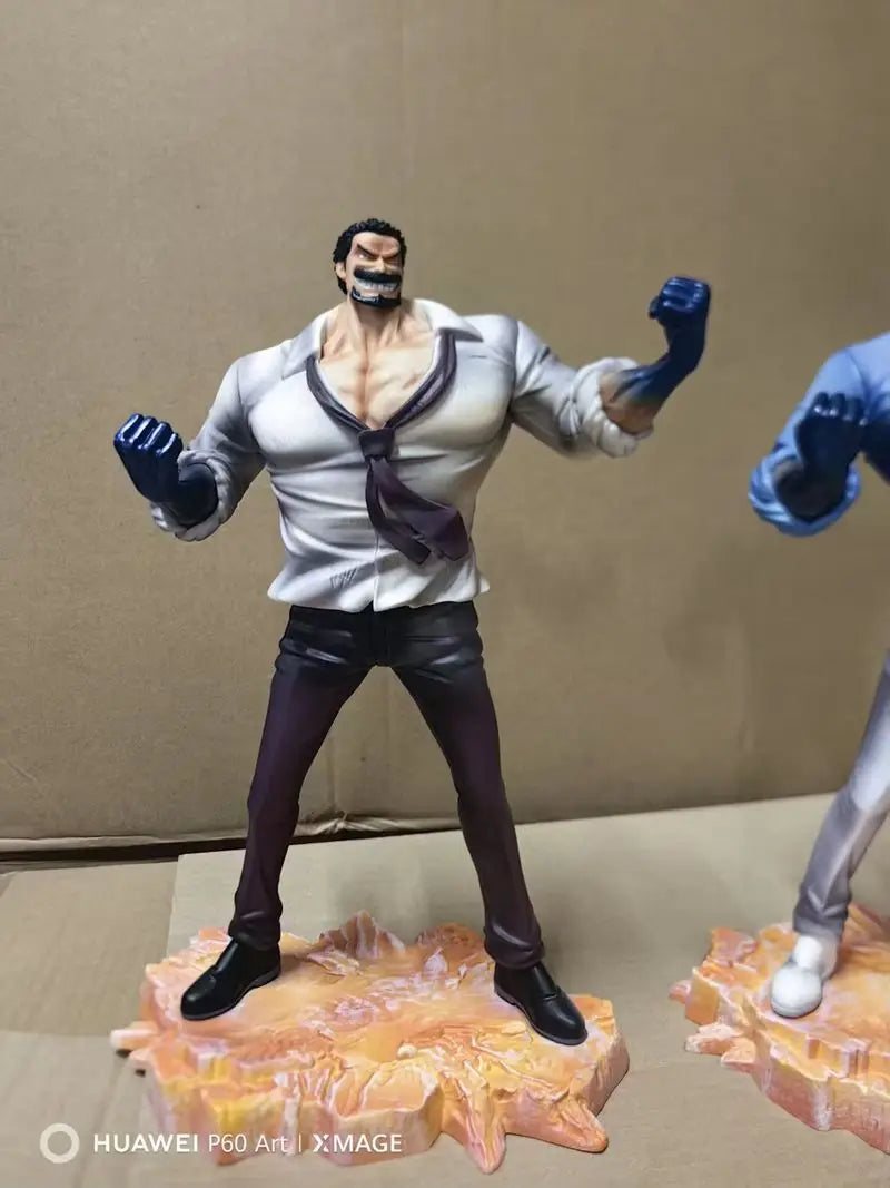 One Piece Anime Statue MONKEY D GARP 30cm Hero Garp Desktop Decoration Hand Made Anime Peripheral Pvc Model Toy Gift