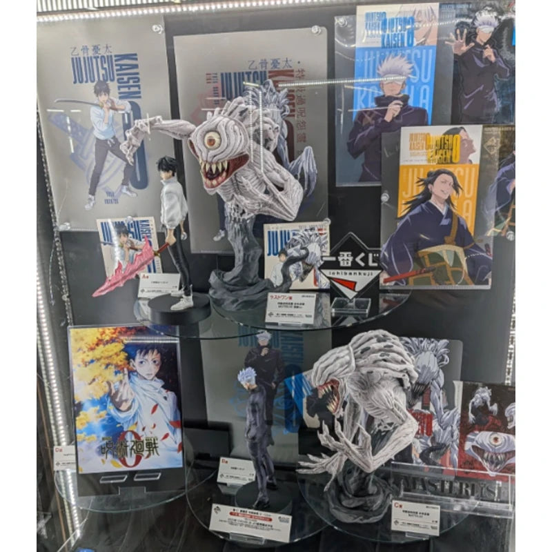 BANDAI Original Ichiban Kuji Jujutsu Kaisen 0: The Movie Anime Okkotsu Yuta Gojo Satoru Rika Orimoto Action Figure Toys Gift