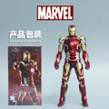 ZD Toys Iron Man Series Joint Movable MK1 MK2 MK3 MK4 MK5 MK6 MK7 MK42 MK43 MK50 Movie Action Figure 7 Inches Mark Dolls