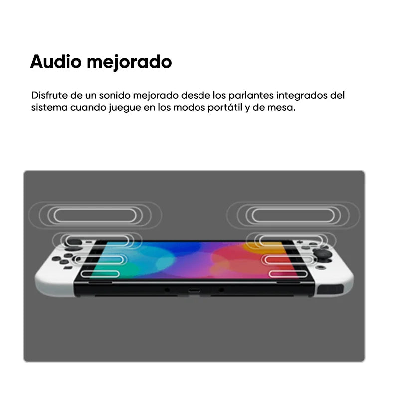 New Nintendo Switch OLED Video Game Console 7‘’ OLED Screen Enhanced Audio LAN Port With Joy Con Game Player 64GB