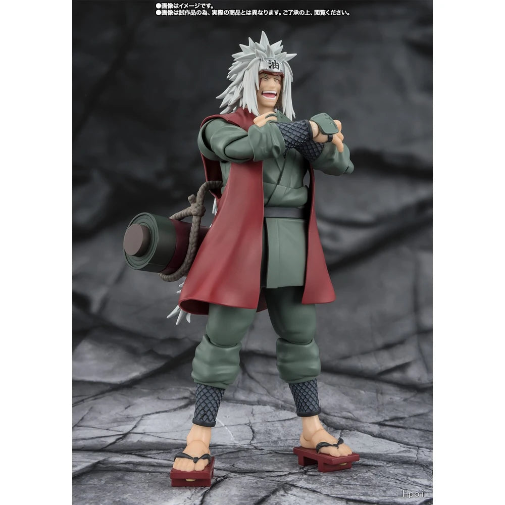 100% Authentic In Stock Original Bandai S.H.Figuarts Shf Naruto Shippuden Jiraiya Anime Action Figure Collection Model Toy