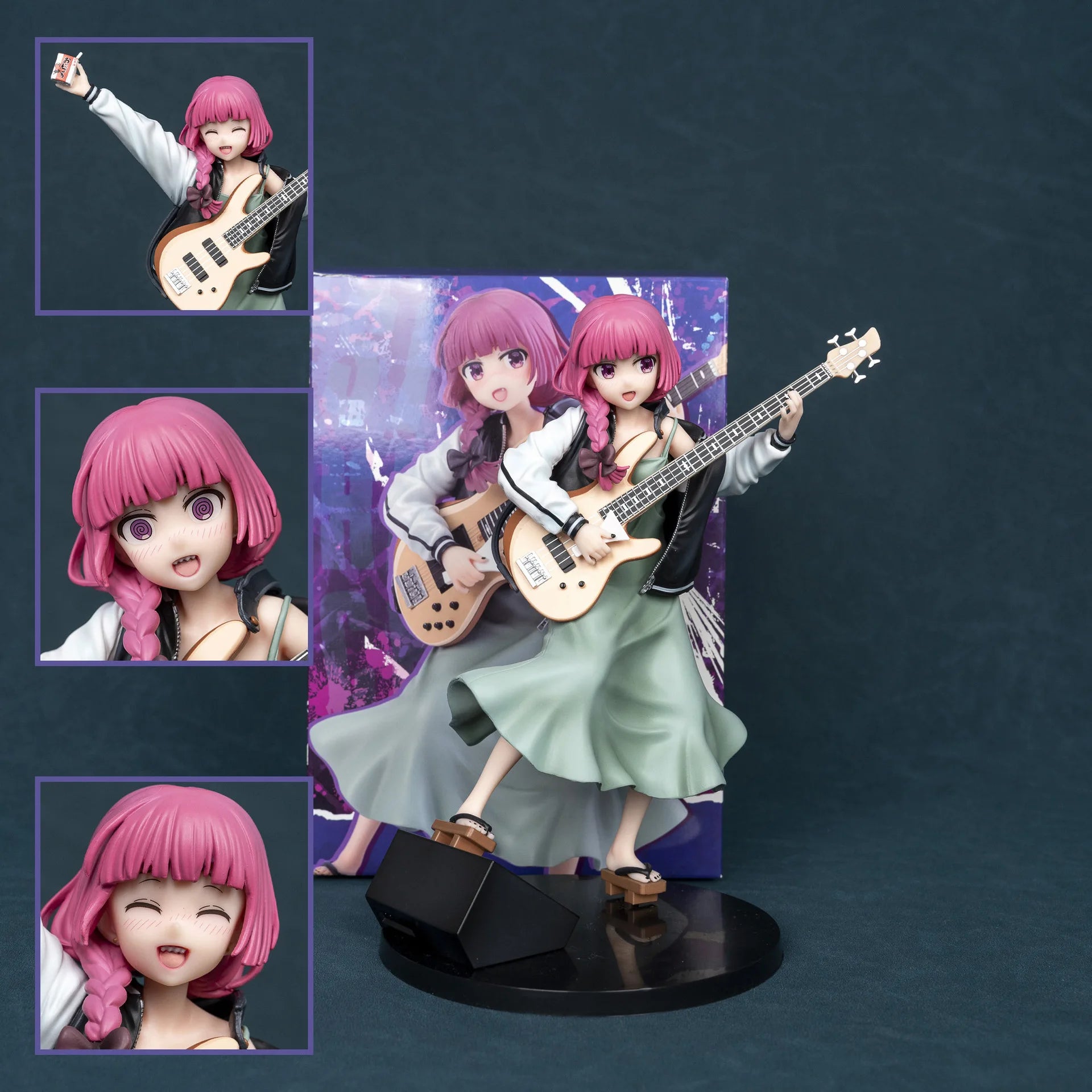 Bocchi The Rock! Anime Figure Hiroi Kikuri‌ Figures Pvc Collection Model Desk Decoration Doll Statue Toys Kids Birthday Gifts