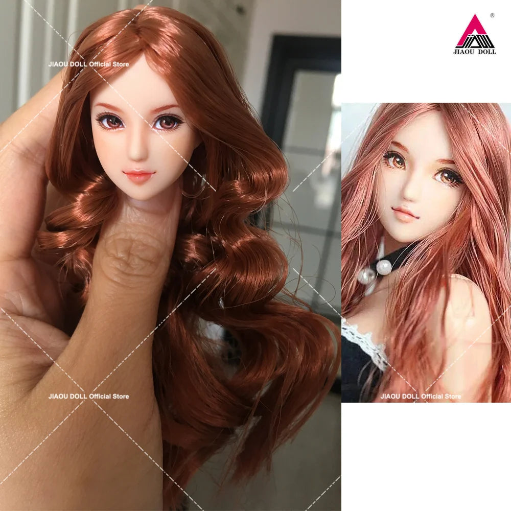 Customized Obitsu 1/6 Scale Beauty Gir Head Sculpt Fit 12'' Female Soldier PH UD LD Action Figure Body Dolls Toy