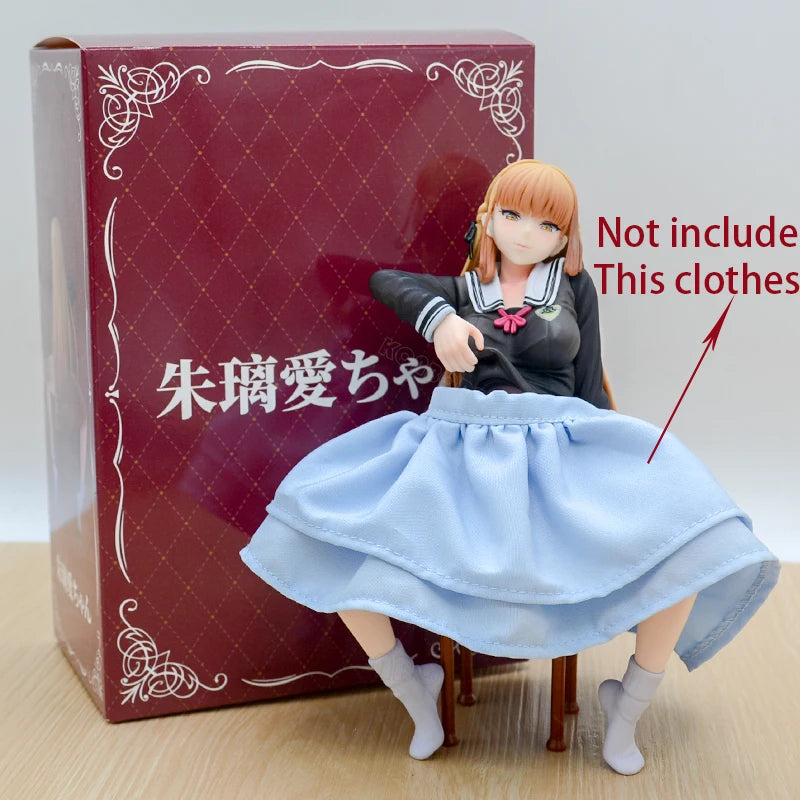 18cm Original Daiki Kougyou Shuria-chan Anime Girl Figure Akari Chan illustration by Jakudenpa Action Figure Model Doll Toy Gift