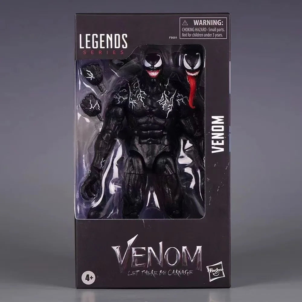 Venom AMAZING YAMAGUCHI Legends Action Figure Joint Movable Change Face Statue Model Collectible Kids for Toy Gift