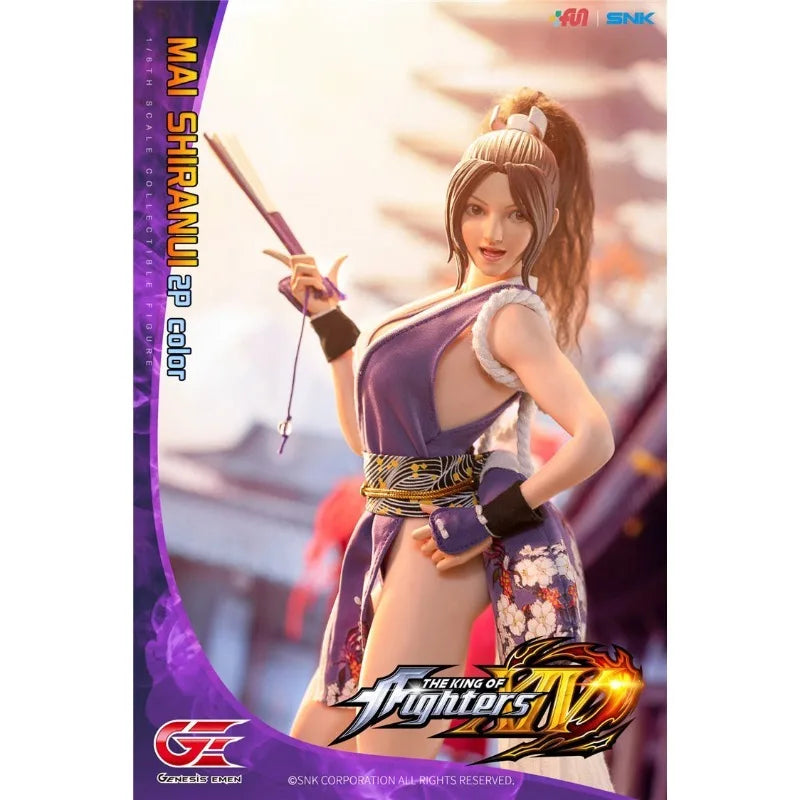 New Product in Stock Genesis Emen KOF-MS02 King of Fighters Genuine 1/6 Mai Shiranui 2 Movable Figure