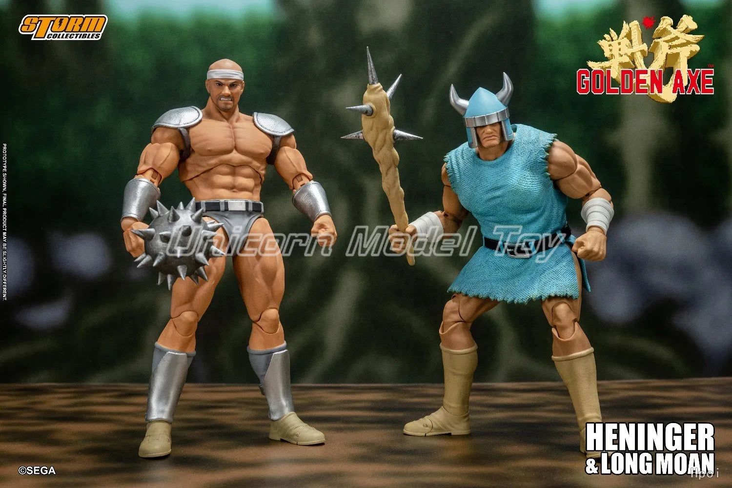 【UA】Storm Toys  GOLDEN AXE HENINGER & LONG MOAN 2 PACK Scale 1/12 Action Figures Models Toys Gifts