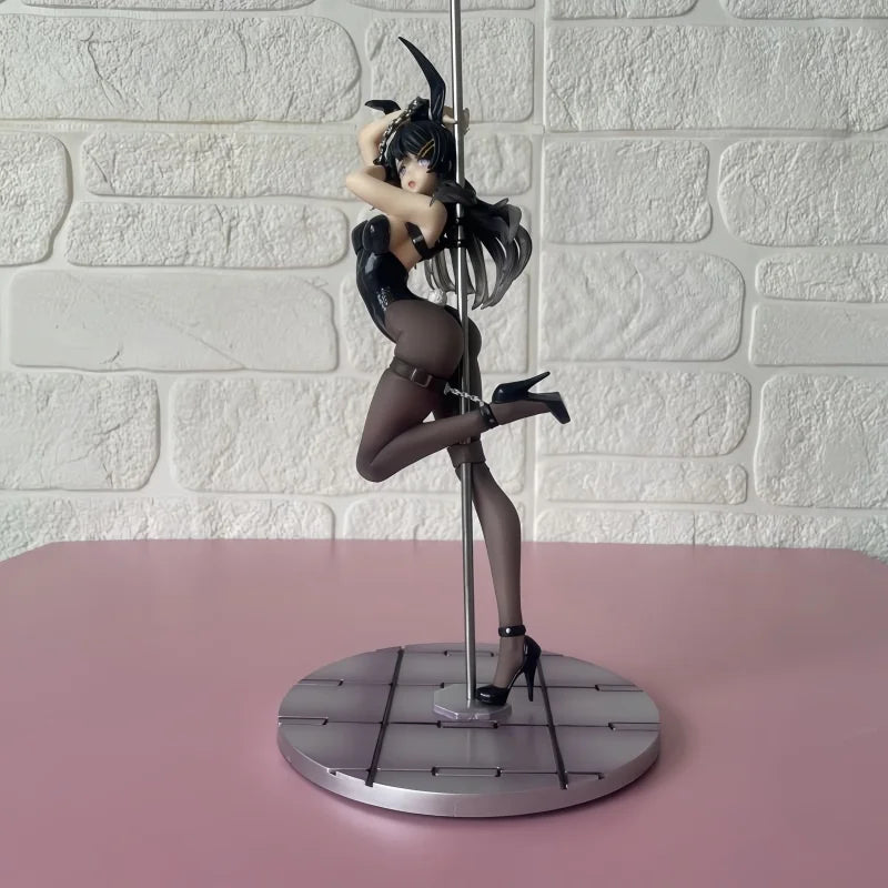 In Stock 30cm Anime Mai Sakurajima Bunny Girl Action Figure Sexy Bunny Girl Figure Adult Collection Model Doll Toys Gift