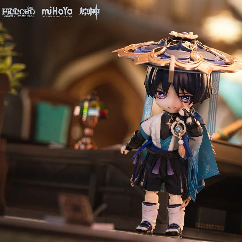 Nendoroid Genshin Impact Wanderer Collectible Action Figure Model Toy Cute Desktop Decoration Gift for Anime Game Fans original