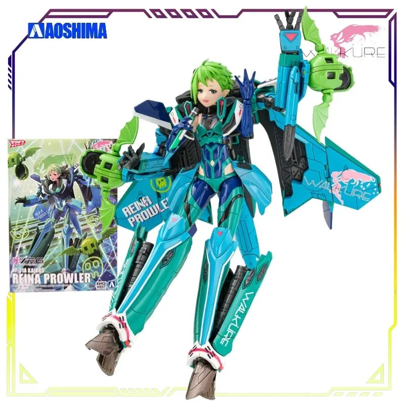 Spot Supply AOSHIMA Original ACKF V.F.G VF-31J Macross Collectible Assembly Model Kit Action Figure Toys Gifts for Boys