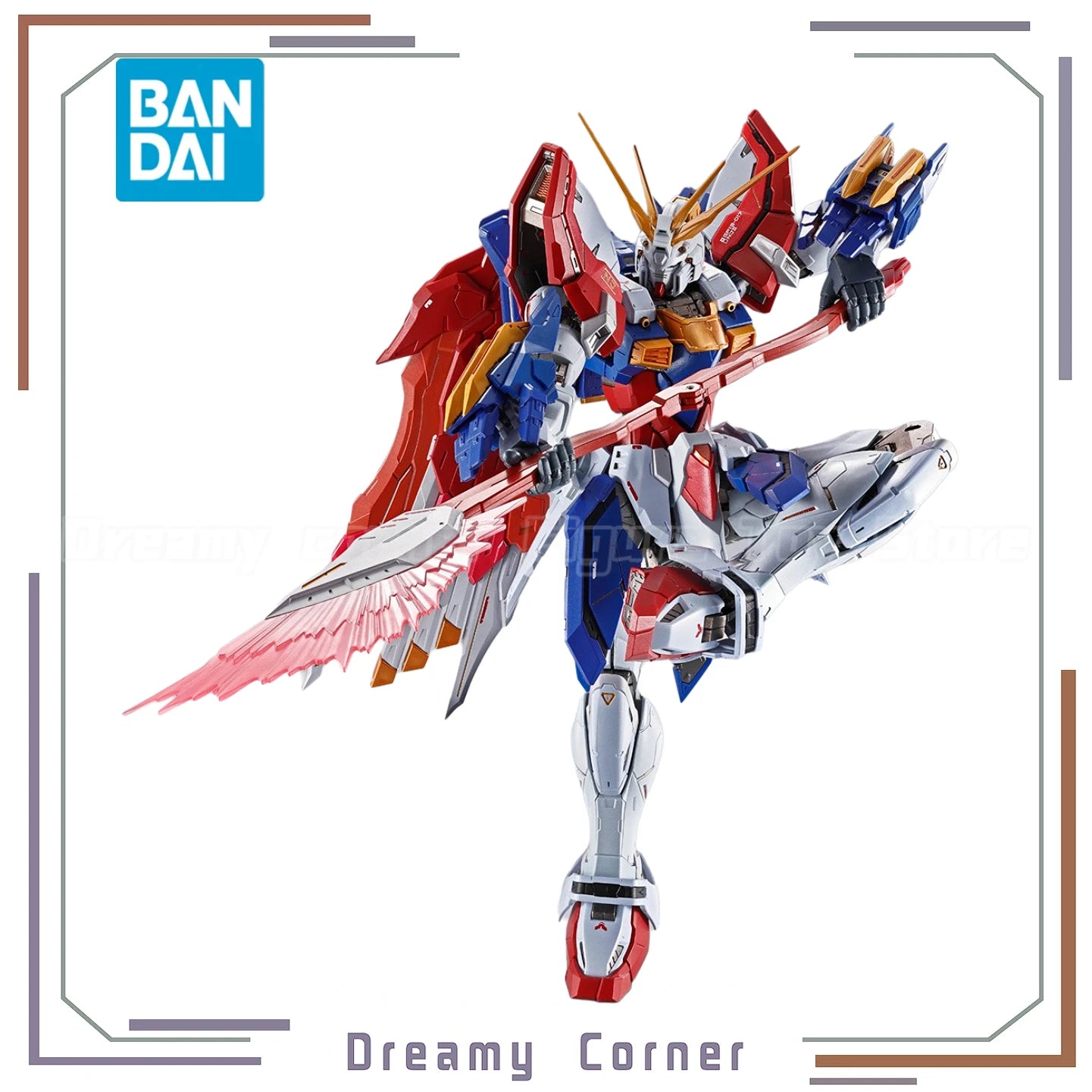 【In Stock】Original BANDAI SPIRITS METAL BUILD Mobile Fighter G Gundam GF13-017NJII GOD GUNDAM Action Figure Mecha Collection Toy
