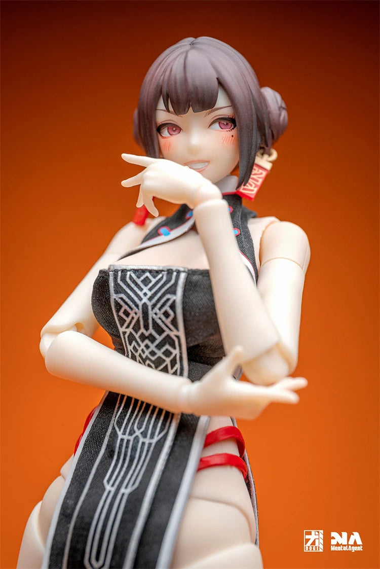 In Stock Mental Agent Zhen Yilu Lin Fengjiao MAZ-01 1/10 Soldier Doll Anime Action Figure Toy Gift Model Collection