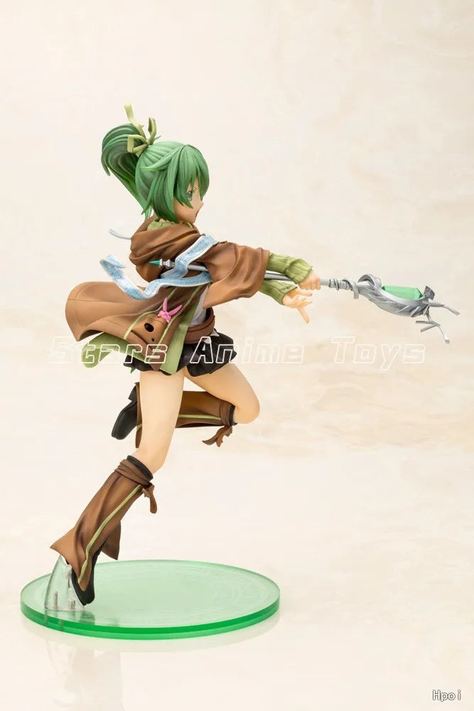 Original Kotobukiya Yu-Gi-Oh Duel Monsters Wynn The Wind Charmer 1/7 Animation Figure Collection Ornaments Model