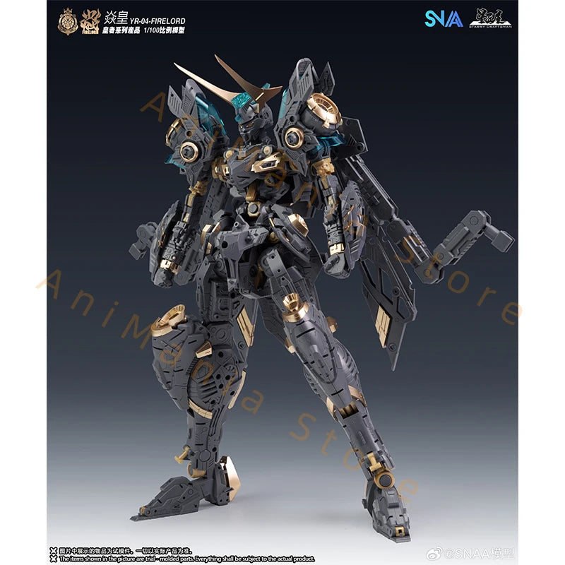 In Stock SNAA Fire Lord 1/100 Assembly Model Kit Paticle Awakening Armament YR-04 Toy Mecha Action Figurine Original Custom
