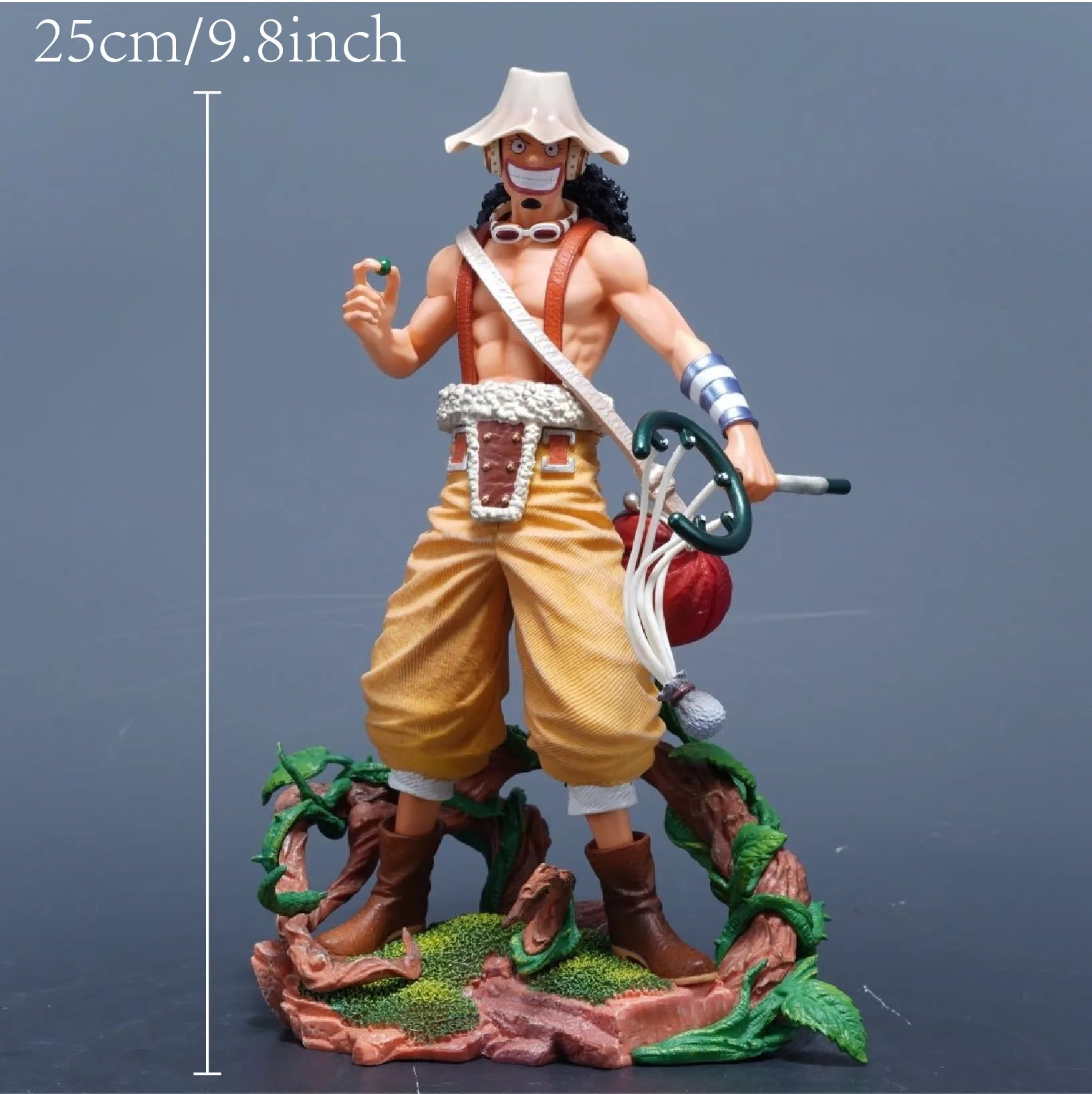 25cm 9.8 inch Anime Usopp Action Figures Pvc Statue Desktop Ornamen Collection Statue Model Decoration Room Desk Toys Children G