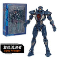 Combat mecha model, anime robot assembly, figurine toy model, movable figurine model