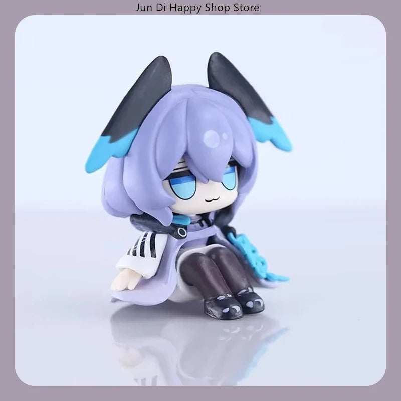 Arknights Chibi Version Super Deformed Sitting Pose PVC Anime Figure Statue Desktop Decoration Gift Collection