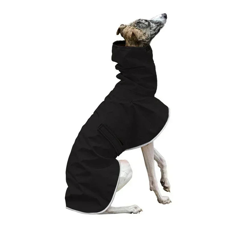 Italienische Windhundkleidung, wasserdichter Whippet-Mantel, Winter, verstellbare Windhundkleidung, Winter, warme Fleecekleidung, warme Hundejacke