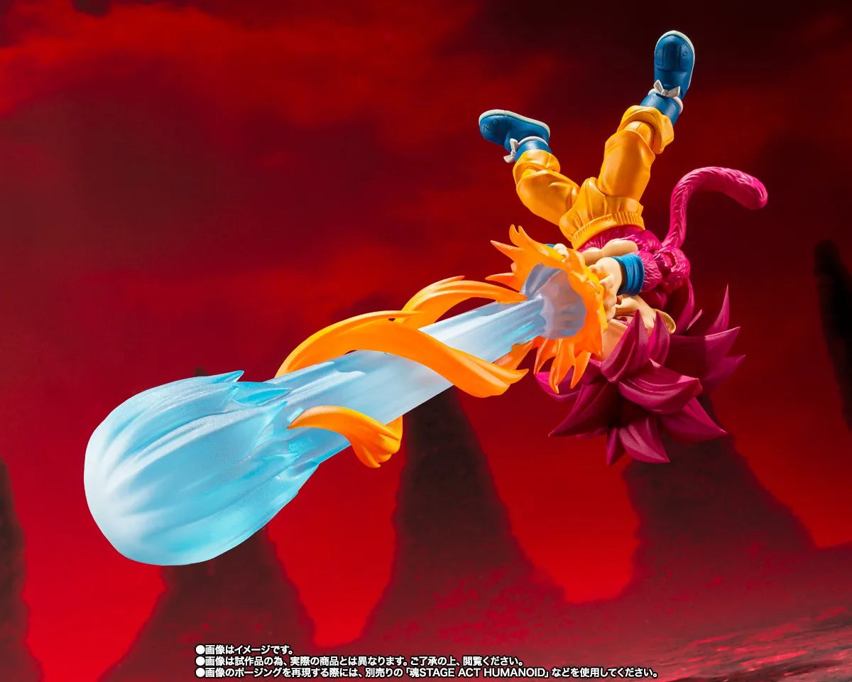 In Stock Genuine BANDAI SHFiguarts Dragon Ball DAIMA Super Saiyan 4 Mini Son Goku Figure Anime Action Model Toy