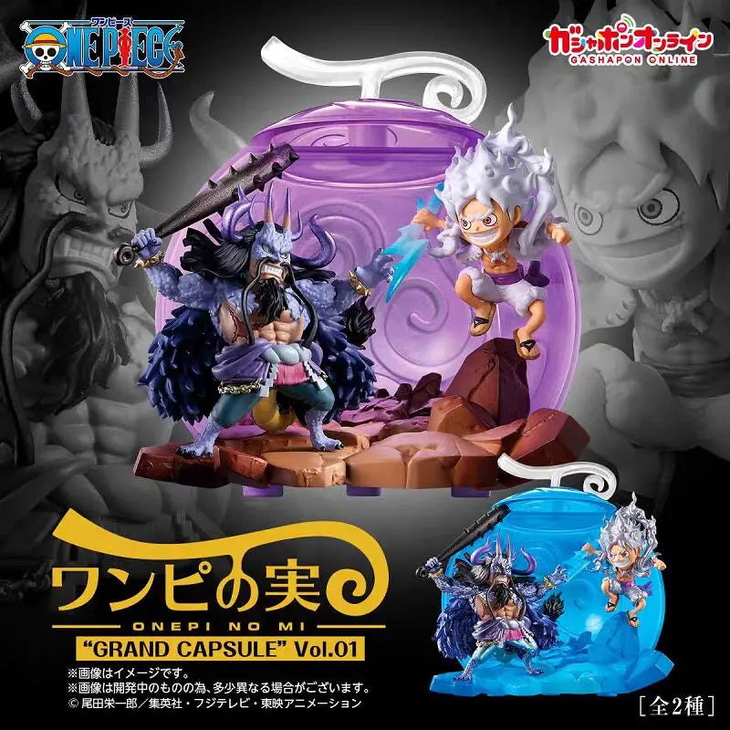 Bandai One Piece Teufelsfrucht Gashapon Monkey D.Luffy vs. Kaidou Anime-Figur Action-Sammelfigur Normale Spezialversion