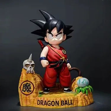 48cm New Dragon Ball Anime Figure Son Goku Peripheral PVC Model Scene Statue Desktop Decoration Ornaments Birthday Gifts Toys
