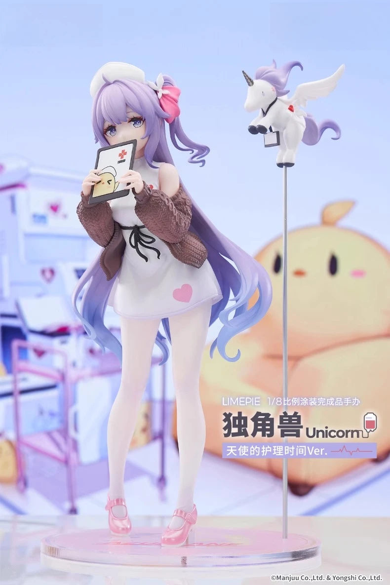 In Stock Unicorn Angel's Nursing Time 1/8 Figure Animation Peripheral Ornament Model Scenery Action Figure Collection Gift