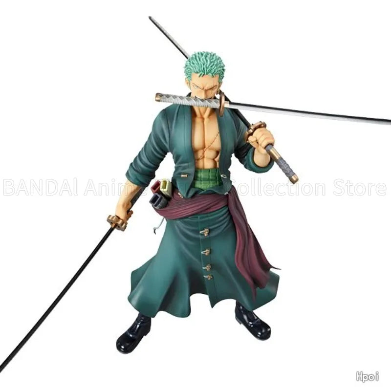 In Stock Original MegaHouse Portrait of Pirates ONE PIECE "Sailing Again" Roronoa Zoro Anime Characters Models Ornaments