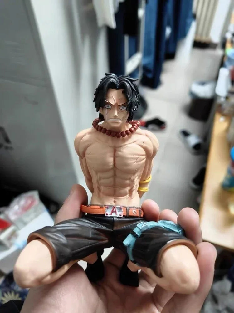 One Piece Anime Figure Execution  Portgas D Ace Gol D Roger Figure Pvc Gk Statue Figurine Model Doll Collection Room Decora Gift