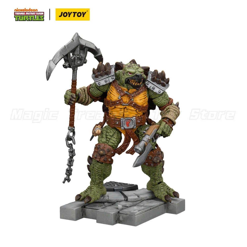 【MT】 JOYTOY 1/18 Action Figure TMNT-Slash Tokka Model Toy Ornament Gift Figure