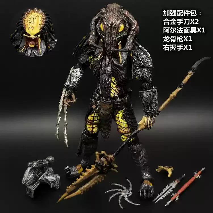 Predator Vs. Alien (Avp) Action Figure Set - Highly Articulated Movie Collectible (Gift For Fans) 20cm