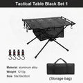 WESTTUNE Klappbarer Campingtisch aus Aluminium, leicht, tragbar, mit Netztasche zur Aufbewahrung, für Picknicks im Freien, Grillen, Wandern