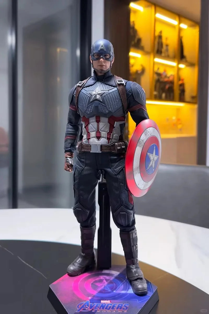 Genuine HOTTOYS HT MMS536 1/6 Marvel Avengers 4 Captain America 7.0 Action Figure Toy