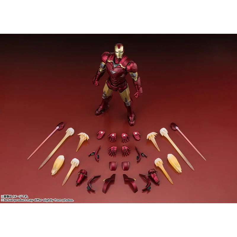 In Stock Bandai S.H.Figuarts Iron Man Mark 6 THE INFINITY SAGA Action Figure Anime Model Collectible Toys Gift