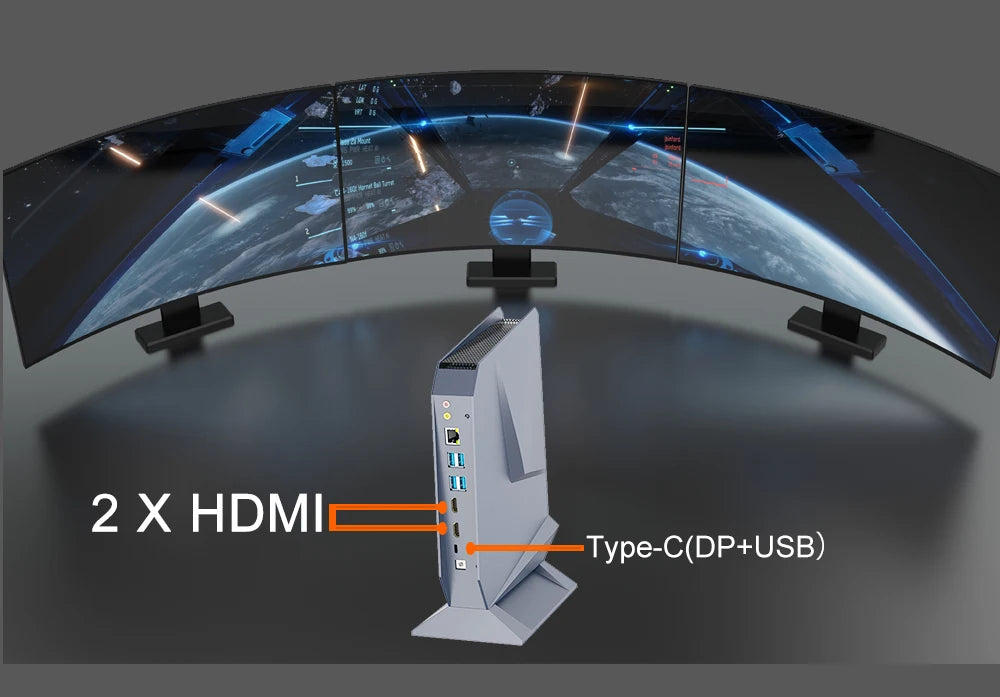 Gaming Mini PC Intel Core 13Th Gen i9 13900H i7 12700H With Nvidia RTX 4060 8G Desktop Computer Windows 11 WiFi 6 Bluetooth 5.2