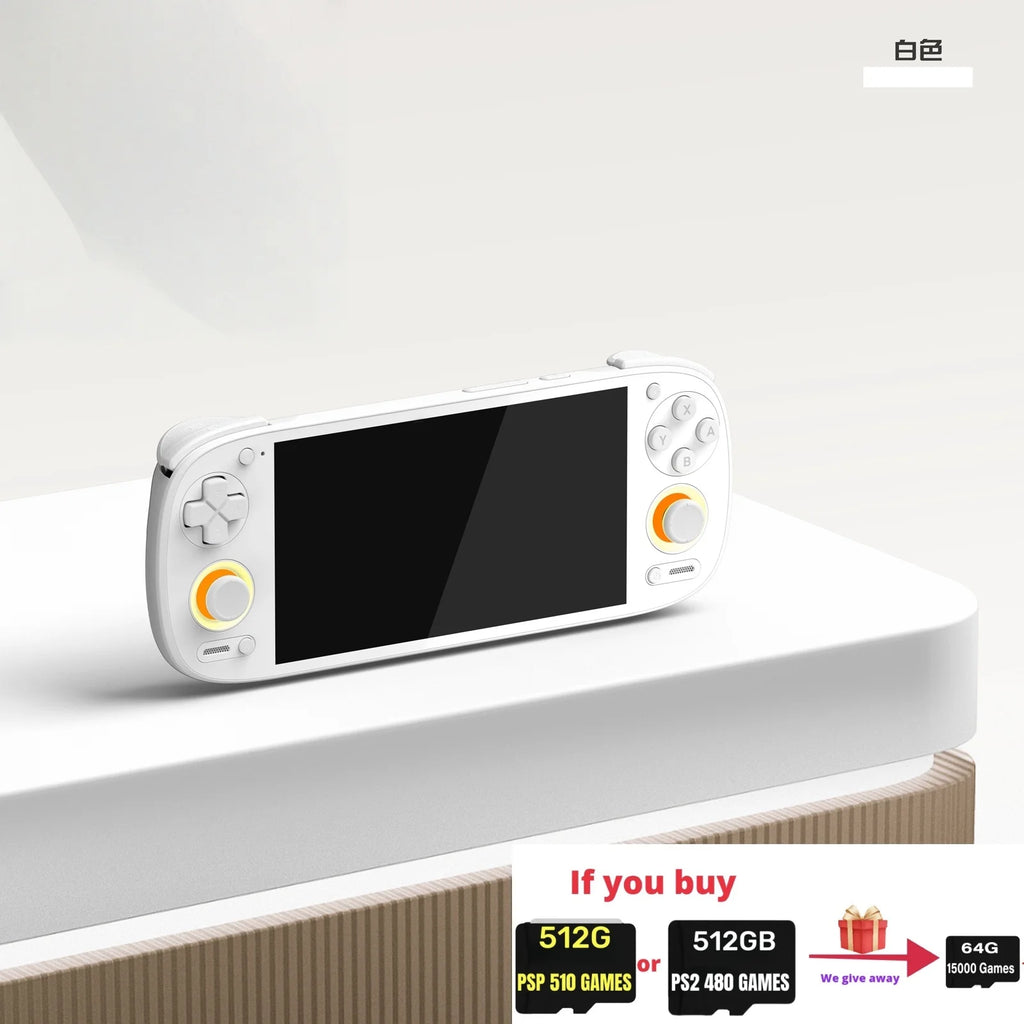 Retroid Pocket 5 Handheld Game Console 5.5Inch OLED Screen SD865 8GB+128GB RP5 Android Game Console 5000mAh Android13 PS2 Games