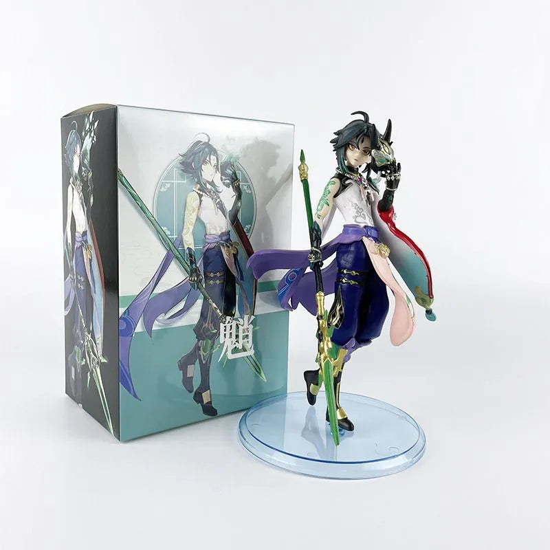 Anime Figure Genshin Impact Xiao Vigilant Yaksha Genshin Impact Klee Action Figure Paimon Qiqi Figure Collectible Doll Toys