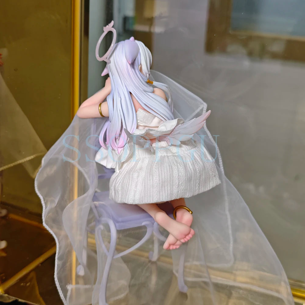 27cm Native Figure HOTVENUS Pure White Angel-chan 1/6 Anime Girl PVC Action Figure Toy GK Statue Adult Collection Model Doll Toy