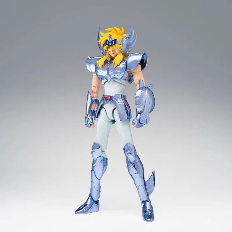 Original in Stock Bandai Saint Seiya EX White Bird Hyoga Final Bronze Garments Anime Character Toy Model Ornaments Collection