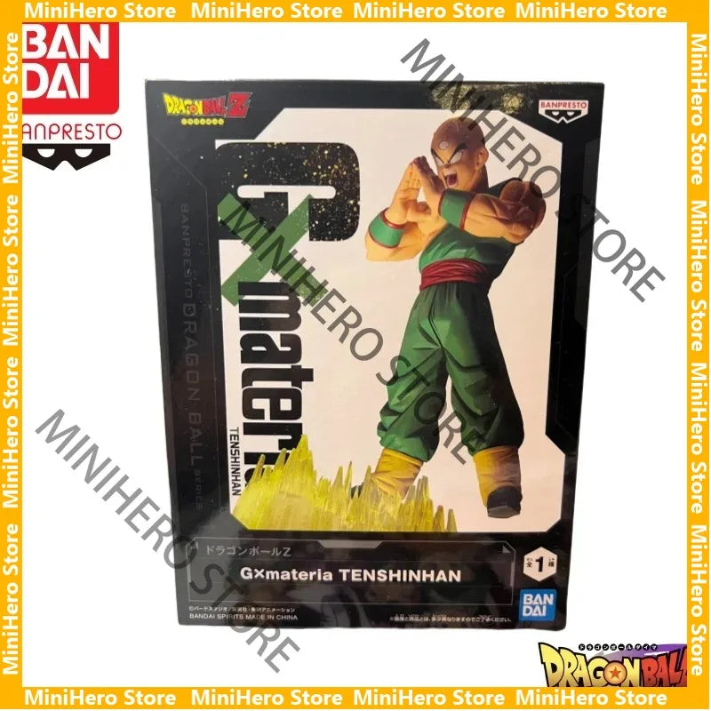 In Stock Original Bandai Banpresto Dragon Ball Tien Shinhan Action Figure 1/8 PVC Display