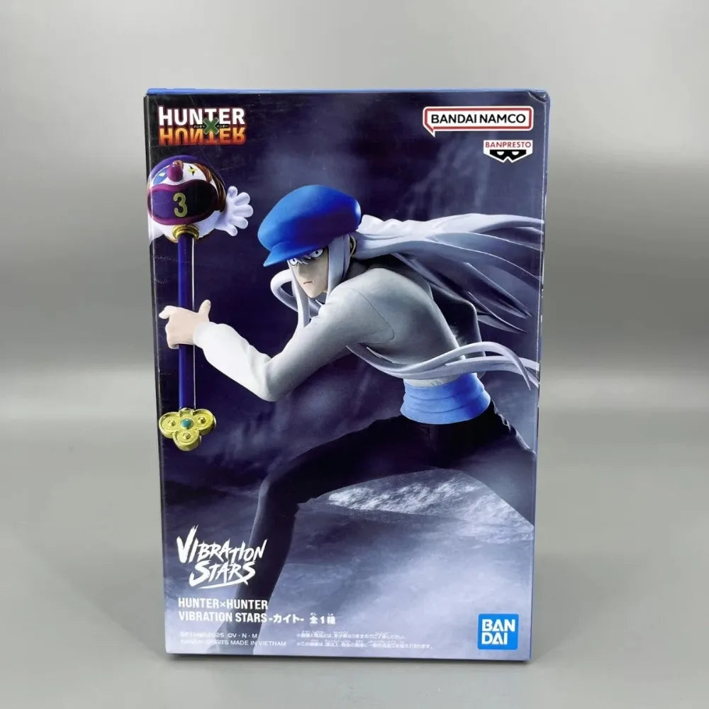In Stock Bandai Original Genuine Banpresto Anime HUNTER×HUNTER Vibration Stars Kite Kaito 14cm Collection Model Toy Figures Gift
