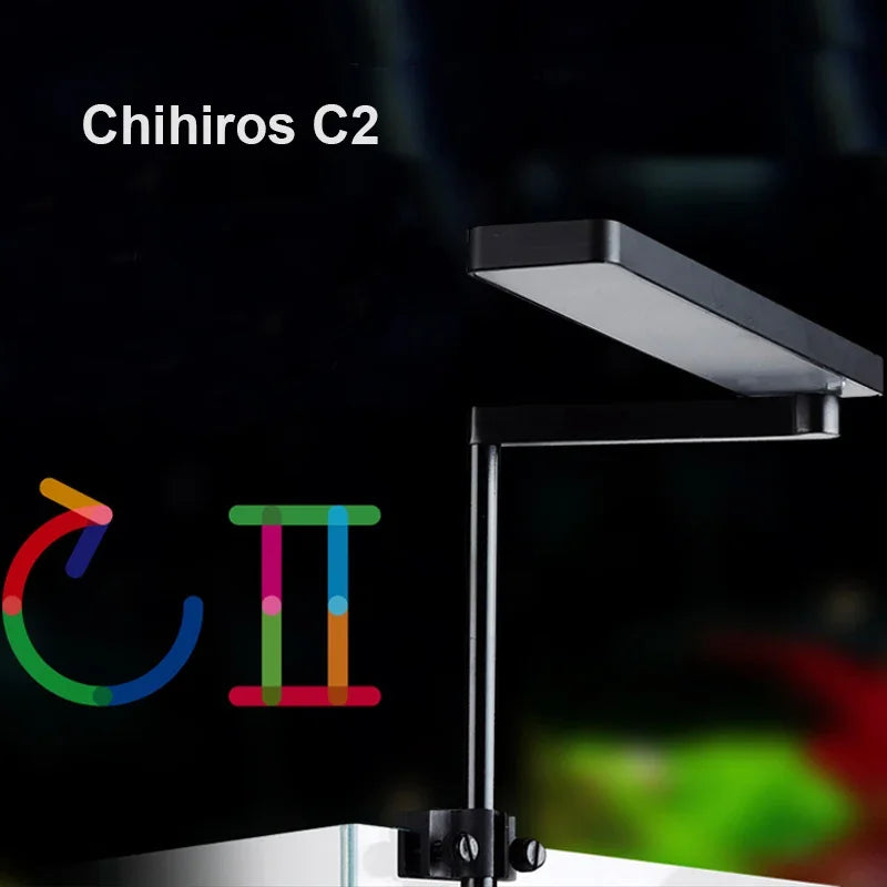 Chihiros C2 CII Plant Grow Clip on LED Light Bluetooth Sunrise Sunset Lamp Aquarium Fish Tank