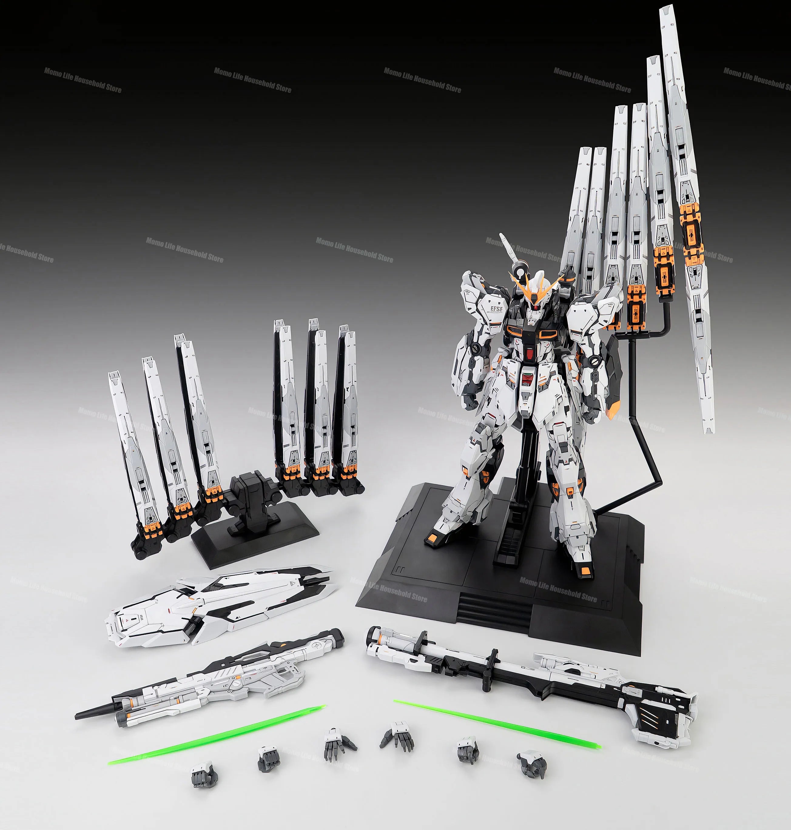 New NONGCHENGZHU 1/100 MG RX-93 v GK Assembly Model Kits Plastic skeleton Anime Action Figure Robot Plastic Model Gifts Toys