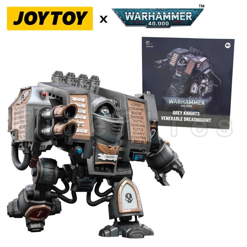 1/18 JOYTOY Action Figure Mecha Grey Knights Venerable Dreadnought Anime Model Toy