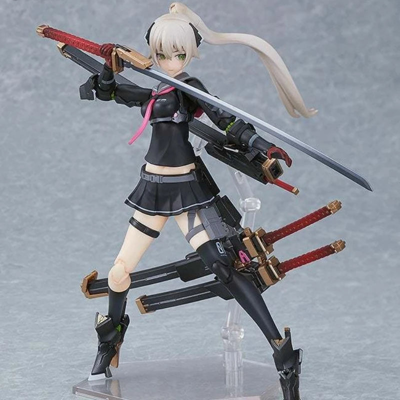 Romankey Original PLAMAX Series HH-01 Heavily Armed High School Girl, No.1  Anime Action Figure Assembly Toys Collectible Model