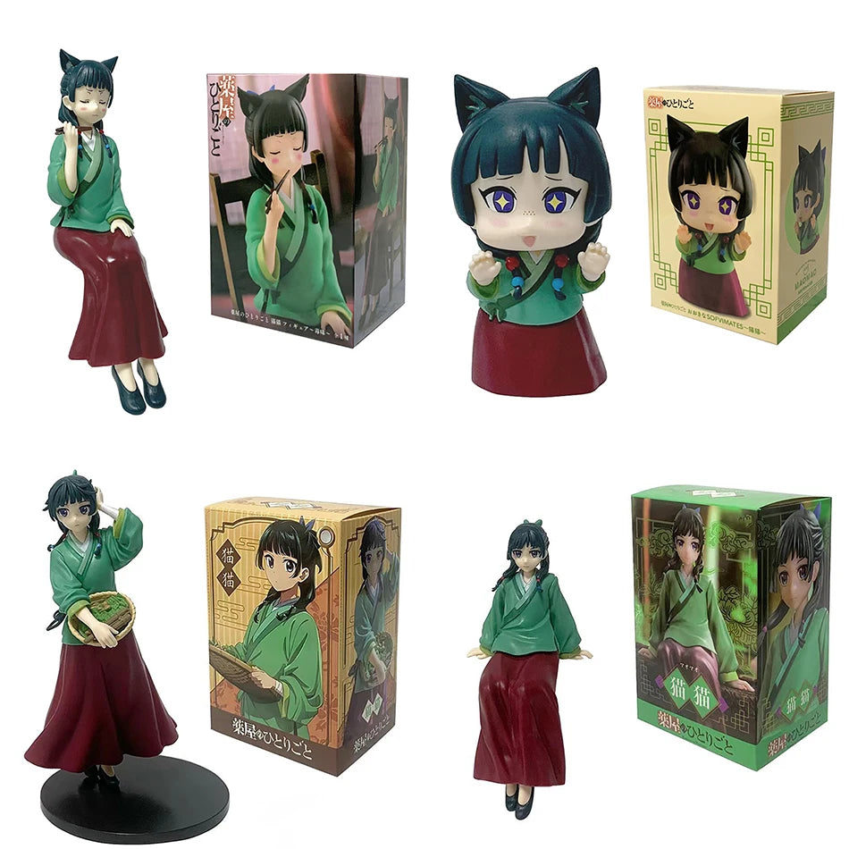 17CM Anime The Apothecary Diaries Figure Maomi Action Figural Pvc Model Kawaii Car Decoration Doll Children Toys Christmas Gifts