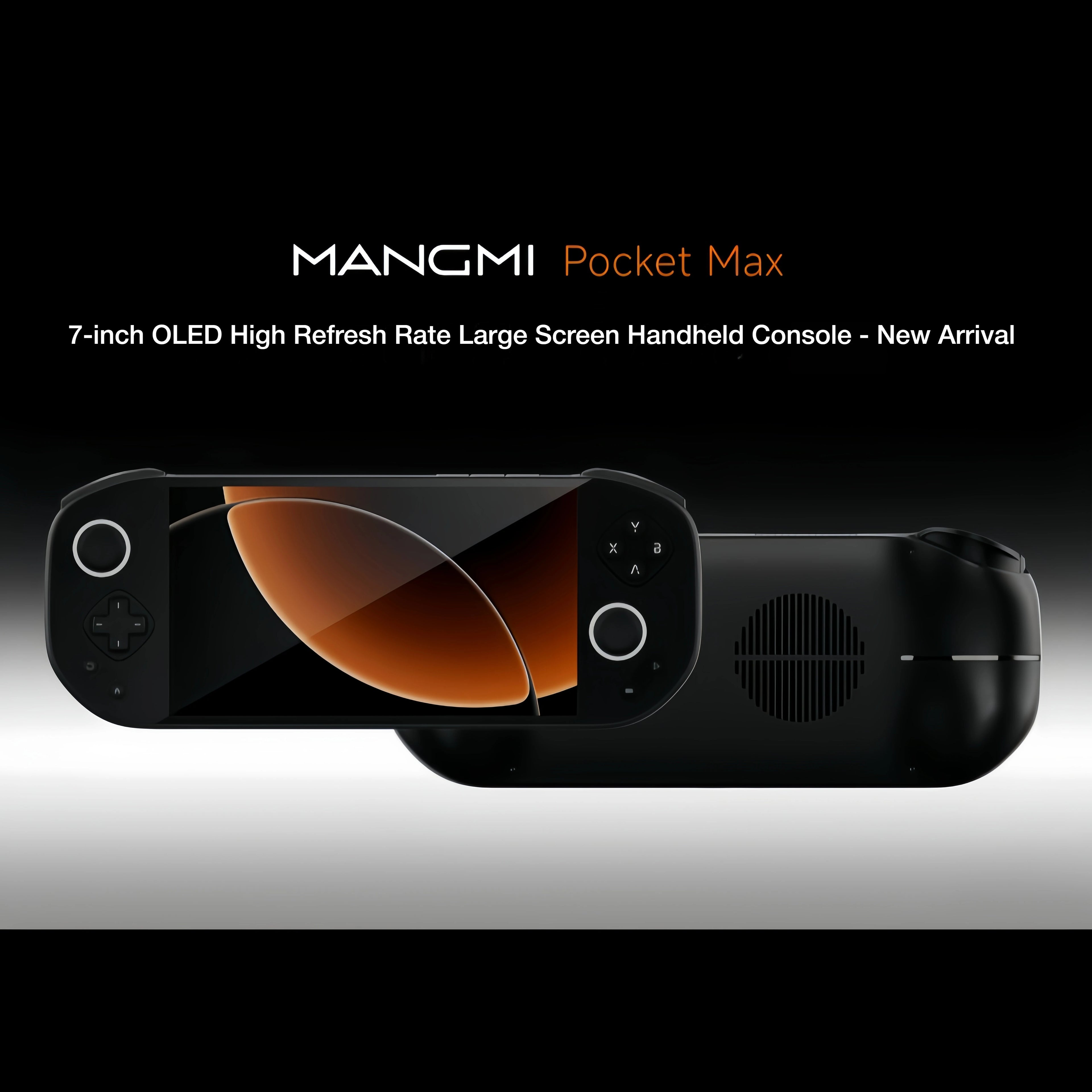 NEW MANGMI Pocket Max 7-inch 144Hz OLED Qualcomm SD865 Hall Trigger Magnetic Module 8000mAh Battery Portable Retro Game Console