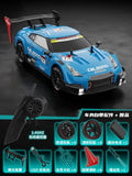 Rhino GTR V2 2.4G 4WD RC състезателна кола за офроуд дрифт за деца - електронна играчка за хоби