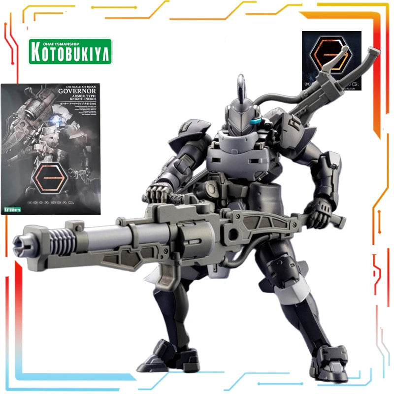 Kotobukiya Original Hexagonal Gear 1/24 Mech Assembly Series Machine Teeth Anime Action Figure Model Toys Festival Gift for Boys